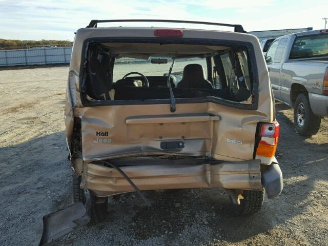 1J4FF48S3YL242226 - 2000 JEEP CHEROKEE S TAN photo 9