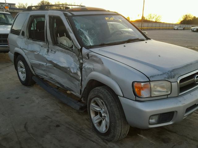 JN8DR09Y42W731485 - 2002 NISSAN PATHFINDER SILVER photo 9