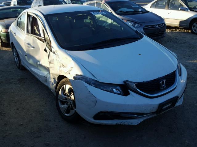 2HGFB2F5XEH528667 - 2014 HONDA CIVIC LX WHITE photo 1