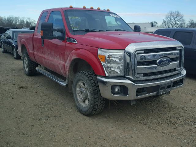 1FT7X2B63FEA62799 - 2015 FORD F250 SUPER RED photo 1