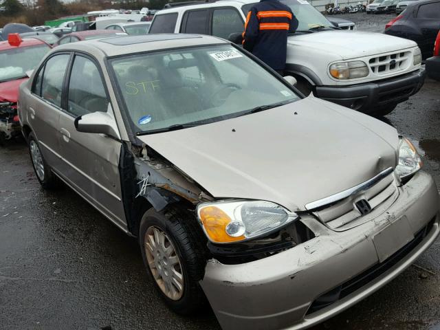 2HGES26862H551428 - 2002 HONDA CIVIC EX TAN photo 1