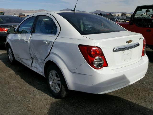 1G1JD5SH5D4122885 - 2013 CHEVROLET SONIC LT 白色 照片 3