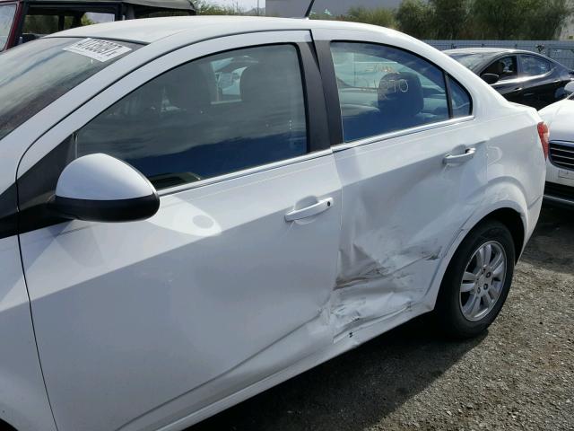 1G1JD5SH5D4122885 - 2013 CHEVROLET SONIC LT 白色 照片 9