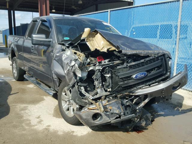 1FTFX1CF1DFD93912 - 2013 FORD F150 SUPER CHARCOAL photo 1