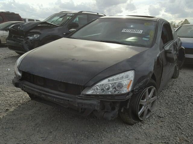 1HGCM82683A017629 - 2003 HONDA ACCORD EX BLACK photo 2