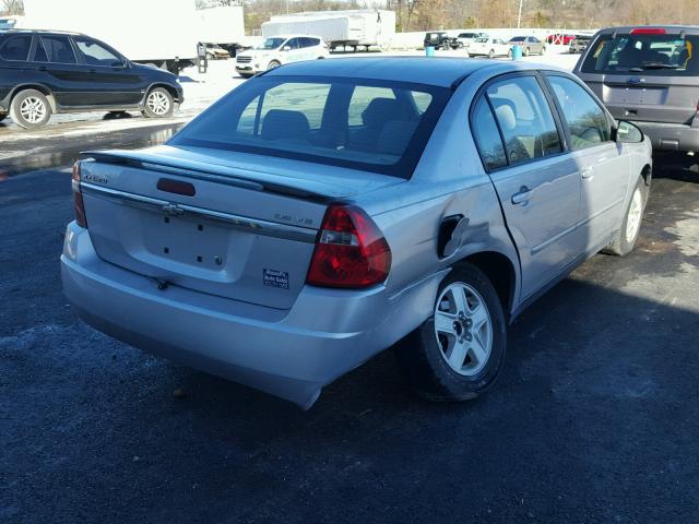 1G1ZT54835F222329 - 2005 CHEVROLET MALIBU LS SILVER photo 4