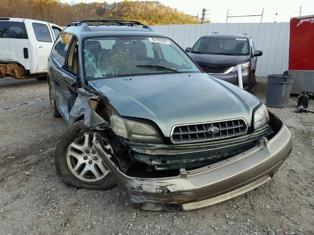 4S3BH675747641665 - 2004 SUBARU LEGACY OUT GREEN photo 1