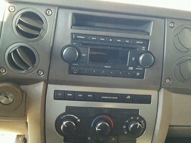 1J8HH48K66C269175 - 2006 JEEP COMMANDER შავი ფოტო 9