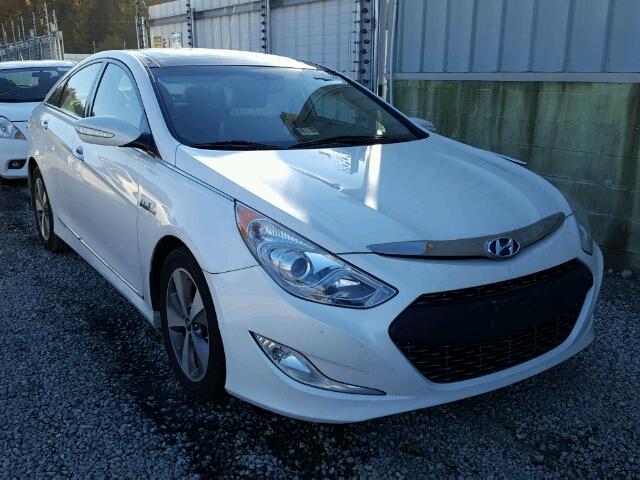 KMHEC4A4XBA011036 - 2011 HYUNDAI SONATA HYB WHITE photo 1