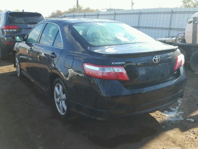 4T1BE46K29U394967 - 2009 TOYOTA CAMRY BASE BLACK photo 3