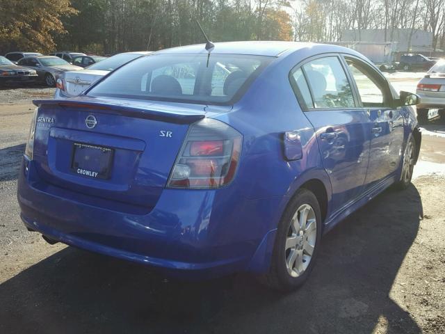 3N1AB6AP9AL657075 - 2010 NISSAN SENTRA 2.0 BLUE photo 4