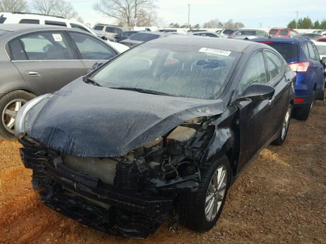 KMHDH4AEXFU452370 - 2015 HYUNDAI ELANTRA SE BLACK photo 2