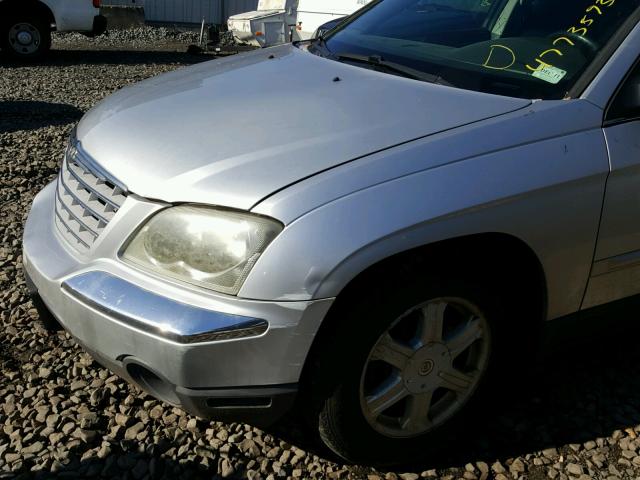 2C8GF68425R424167 - 2005 CHRYSLER PACIFICA T SILVER photo 9