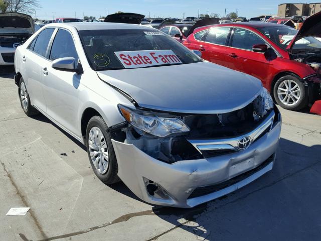 4T1BF1FK2DU223737 - 2013 TOYOTA CAMRY L SILVER photo 1