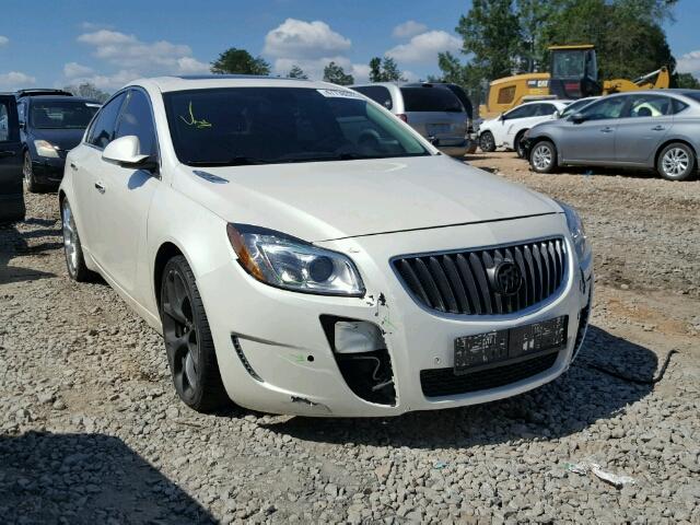 2G4GV5GV4C9166381 - 2012 BUICK REGAL GS WHITE photo 1