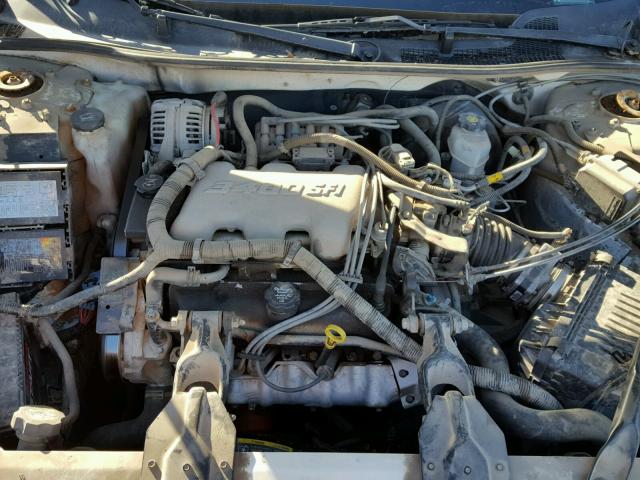 2G1WF52E549458040 - 2004 CHEVROLET IMPALA WHITE photo 7