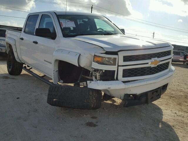 3GCUKPECXEG524508 - 2014 CHEVROLET SILVERADO WHITE photo 1