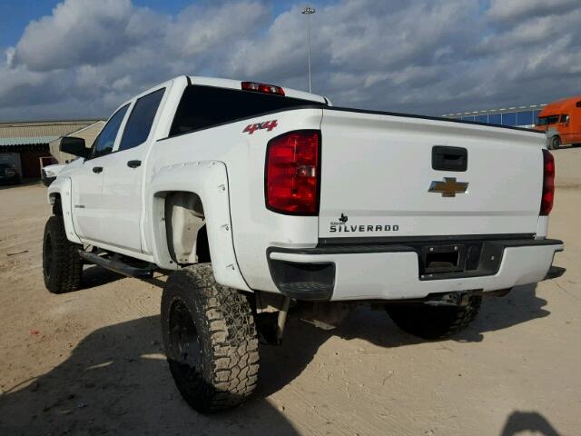 3GCUKPECXEG524508 - 2014 CHEVROLET SILVERADO WHITE photo 3