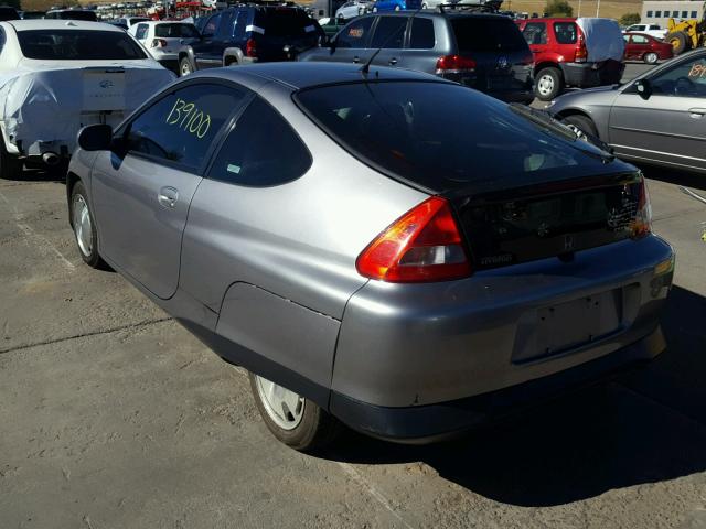 JHMZE14743T000865 - 2003 HONDA INSIGHT SILVER photo 3