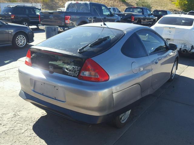 JHMZE14743T000865 - 2003 HONDA INSIGHT SILVER photo 4