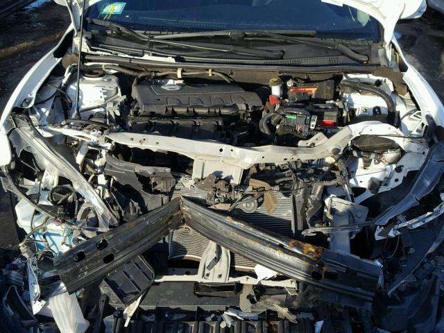 3N1AB7AP0EY289724 - 2014 NISSAN SENTRA S WHITE photo 7