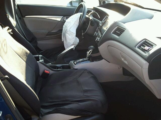 19XFB2F80FE083281 - 2015 HONDA CIVIC EX ლურჯი ფოტო 5