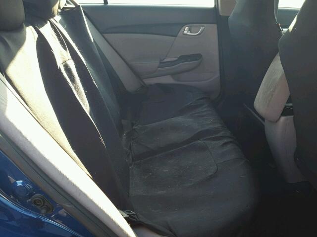 19XFB2F80FE083281 - 2015 HONDA CIVIC EX ლურჯი ფოტო 6