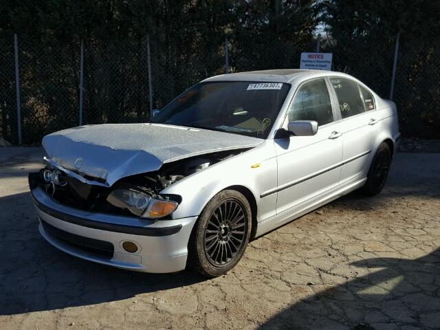 WBAEV53442KM01719 - 2002 BMW 330 I SILVER photo 2