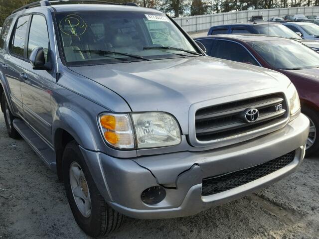 5TDZT34A61S046675 - 2001 TOYOTA SEQUOIA SR SILVER photo 9