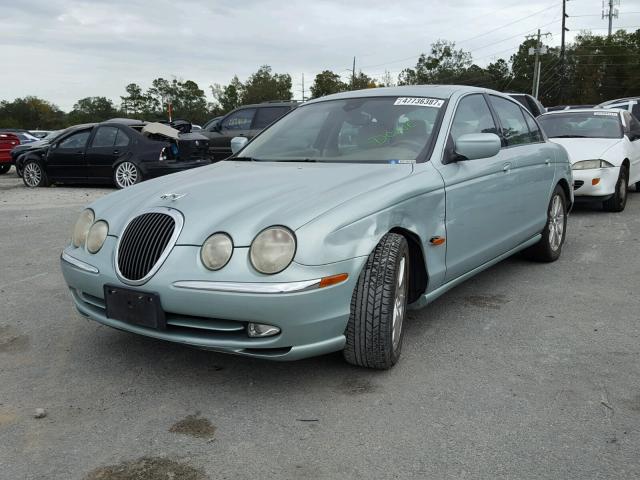 SAJDA01N81FM06522 - 2001 JAGUAR S-TYPE GREEN photo 2