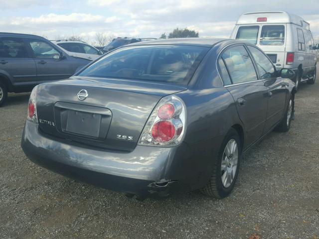 1N4AL11D56N366461 - 2006 NISSAN ALTIMA S GRAY photo 4