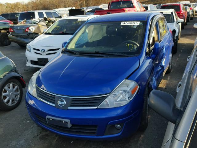 3N1BC13E19L463135 - 2009 NISSAN VERSA S BLUE photo 2