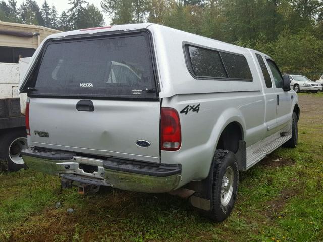 1FTSX31F82EA46108 - 2002 FORD F350 SRW S SILVER photo 4