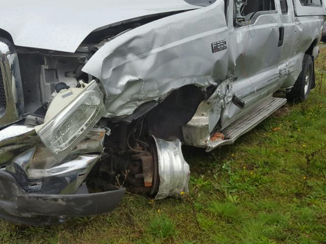 1FTSX31F82EA46108 - 2002 FORD F350 SRW S SILVER photo 9