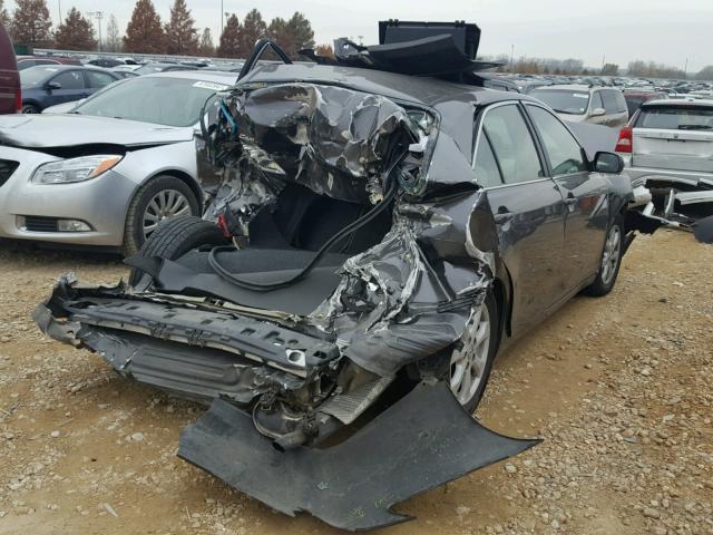 4T4BE46K98R029237 - 2008 TOYOTA CAMRY CE GRAY photo 4