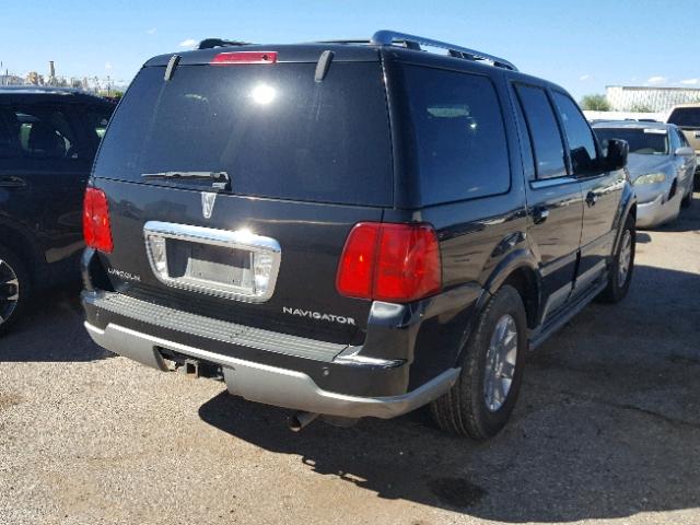 5LMFU28R83LJ20458 - 2003 LINCOLN NAVIGATOR Czarny zdjęcie 4