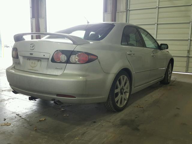 1YVHP80D565M26157 - 2006 MAZDA 6 S SILVER photo 4