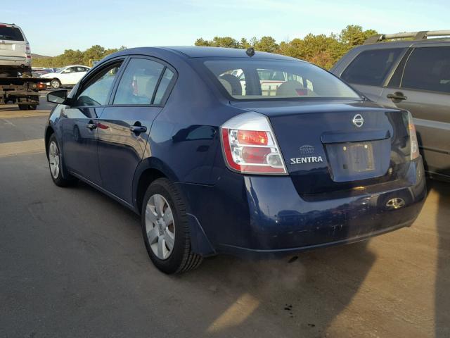 3N1AB61E58L758879 - 2008 NISSAN SENTRA 2.0 BLUE photo 3