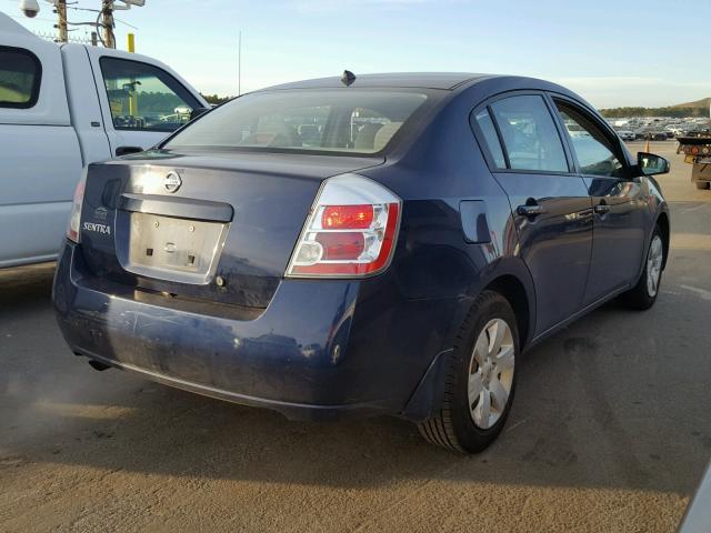 3N1AB61E58L758879 - 2008 NISSAN SENTRA 2.0 BLUE photo 4