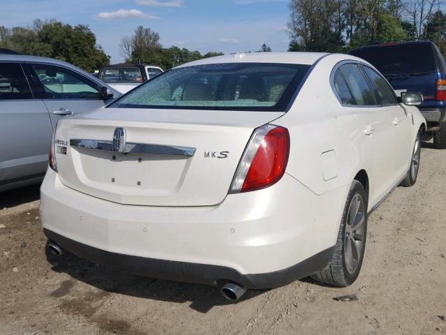 1LNHM93R69G620969 - 2009 LINCOLN MKS WHITE photo 4