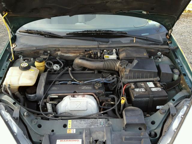 1FAFP3636YW355018 - 2000 FORD FOCUS SE GREEN photo 7