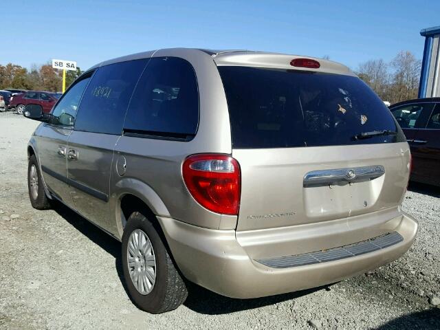 1C4GP45R85B117393 - 2005 CHRYSLER TOWN & COU TAN photo 3