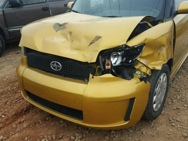 JTLKE50E981057780 - 2008 TOYOTA SCION XB 金色 照片 9