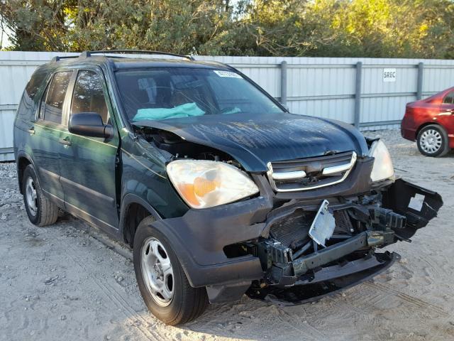 JHLRD68472C008512 - 2002 HONDA CR-V LX GREEN photo 1