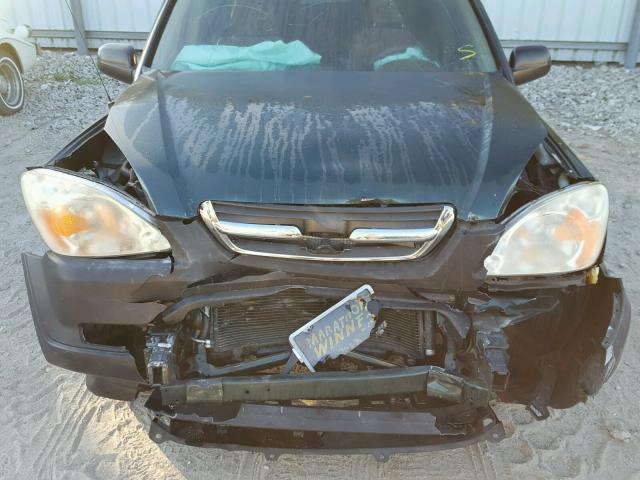 JHLRD68472C008512 - 2002 HONDA CR-V LX GREEN photo 7