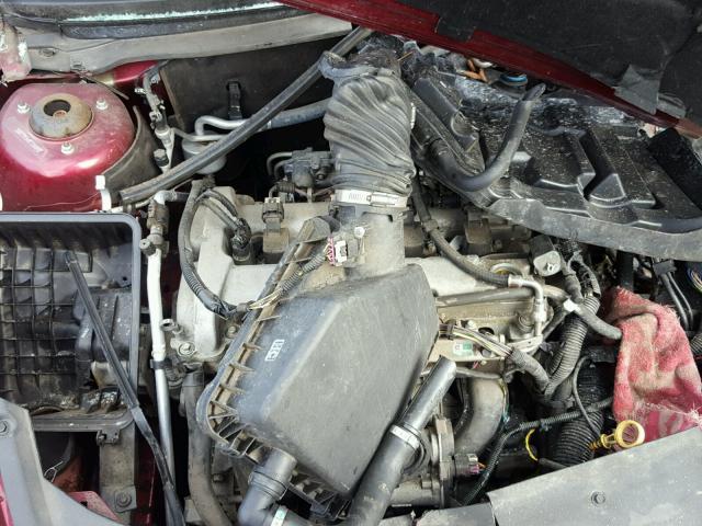 1G1ZE5EB4AF206669 - 2010 CHEVROLET MALIBU LTZ 勃艮第红 照片 7