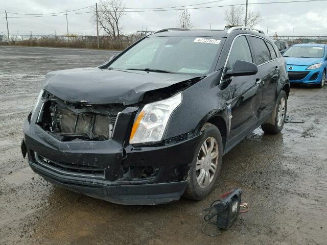 3GYFNDE35CS656384 - 2012 CADILLAC SRX LUXURY BLACK photo 2