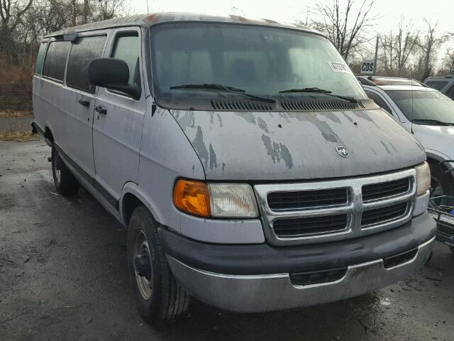 2B5WB35Y31K511442 - 2001 DODGE RAM WAGON GRAY photo 1