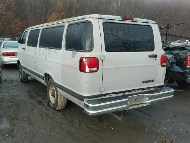 2B5WB35Y31K511442 - 2001 DODGE RAM WAGON GRAY photo 3