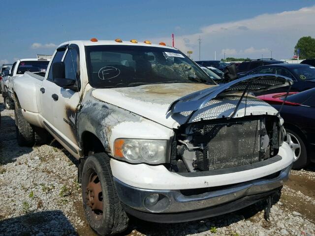 3D7MU48C54G165562 - 2004 DODGE RAM 3500 S WHITE photo 1